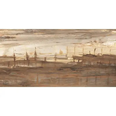 Wood Natural Oak Brown Lucidato 150x300