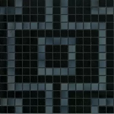 Bisazza Decori 20 06004230VL Labirinto Nero 32.2x32.2