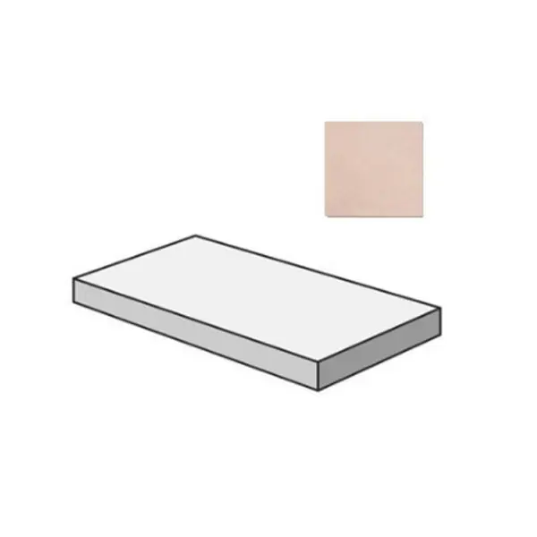 Flaviker PI.SA Palette 0017490 Clay Gradone Angolare Dx 32x120 - керамическая плитка и керамогранит