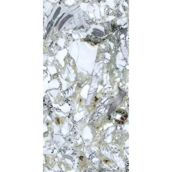 Bris Ceramic Bescato White Glossy 60x120