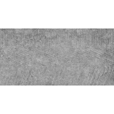 Керамин Бруклин 1 тип 1 Серый рельеф 30x60