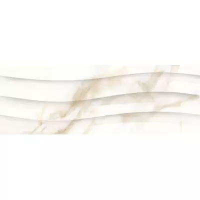 Ricchetti Marble Boutique 0541583 Wave Calac White Ret 30x90
