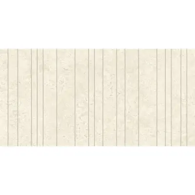 Atlas Concorde Marvel Travertine AF9P White Cross Chiselled Urban Grid 29,5x60