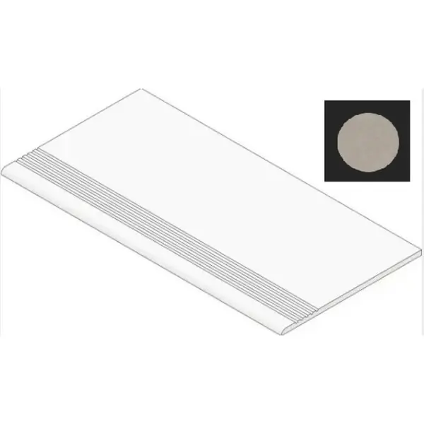 Atlas Concorde Italy Boost Vision HDB8 Grey Gradino 120 30x120 - керамическая плитка и керамогранит