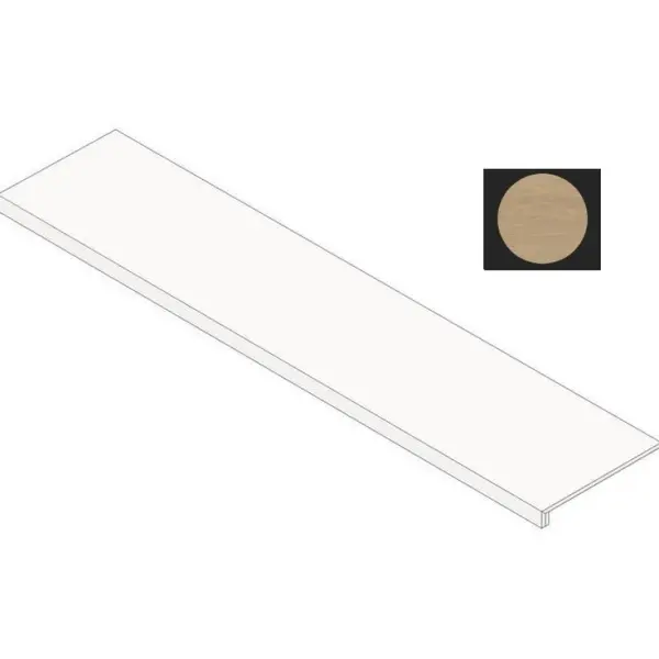 Atlas Concorde Italy Log Select HB9Z Moon Pure Scalino 120 33x120 - керамическая плитка и керамогранит
