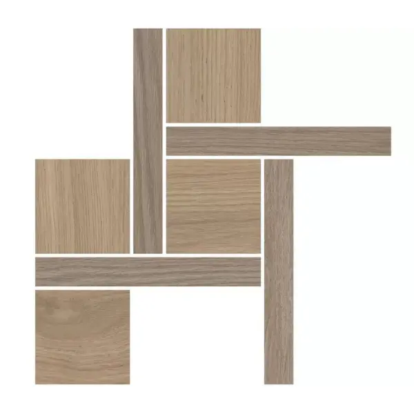 Kerama Marazzi Альберони T056\SG643820 2 Мозаичный Коричневый Светлый Матовый Обрезной 27,5x27,5