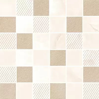 Azori Opale Beige Mosaic 30x30