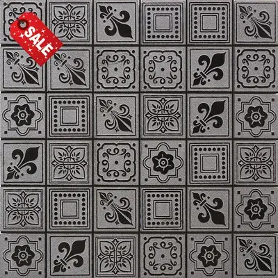 Skalini Dynasty DNY-2 Мрамор серый, черный, поверхность микс 30x30