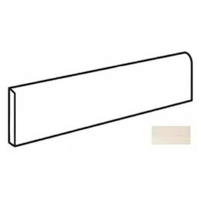 Atlas Concorde Etic AM75 Rovere Bianco Battiscopa 7.2x90