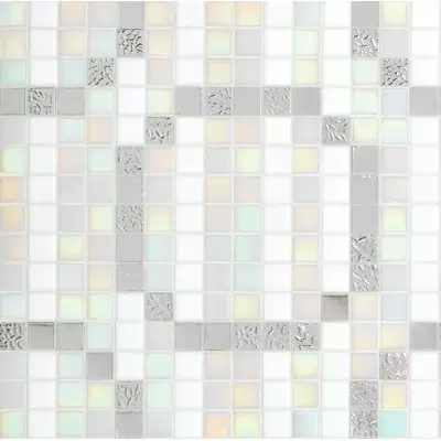Bisazza Decori 20 06001360VL Rings Oro Bianco 32.2x32.2