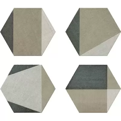 Realonda Hextangram Fabric Taupe (10 видов рисунка) 33x28.5