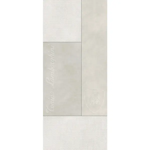 Tonino Lamborghini Korium 167430 White Square Logo 120x280 - керамическая плитка и керамогранит