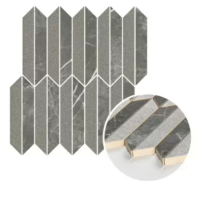 Grupa Paradyz Noisy Whisper Graphite Cieta Mix Mat 27.4x29.8