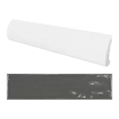 Equipe Cottage 23118 Pencil Bullnose Dark Grey 3x15