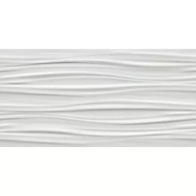 Atlas Concorde 3D Wall Design 8SBW 3D Ribbon White Matt 40x80