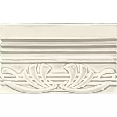 Ceramiche Grazia Epoque TED1 Terminale Deco Bianco Matt 12x20
