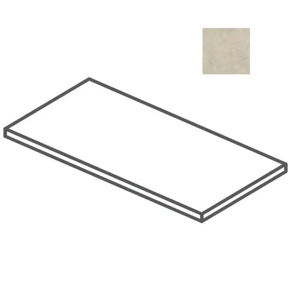 Impronta italgraniti Calcis CL03G8S Gradone Costa Lucida Visone 40x80 - керамическая плитка и керамогранит