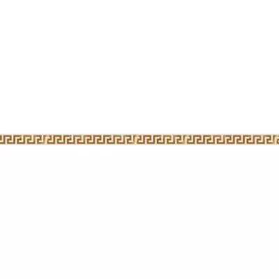 Versace Solid Gold List. Greca White 2.5x60
