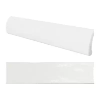 Equipe Cottage 23129 Pencil Bullnose White Matt 3x15