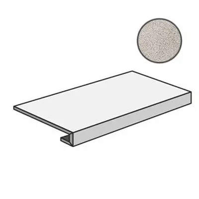Sant Agostino Set CSAGRSCP12 Gradone Concrete Pearl 33x120
