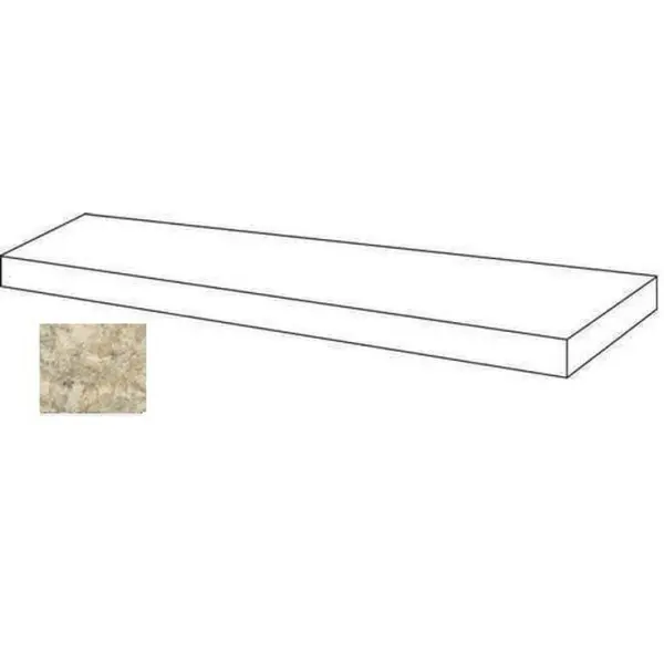 Atlas Concorde Russia Forte Dei Marmi Quark 620070002754 Brazilian Gold Scalino Angolare Dx 33x60