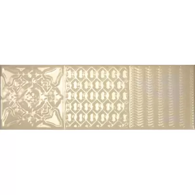 Monopole Ceramica Esencia Relieve Crema Brillo 10x30