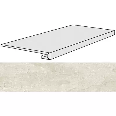 Rex Ceramiche Ardoise 739319 Blanc Gradino 33x120