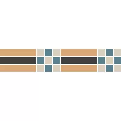 TopCer Marvila Yellow Border 49.4x9.8