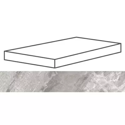 Cerdomus Supreme Angolo Sn Grad.C.Retta Beige Grip 33x120