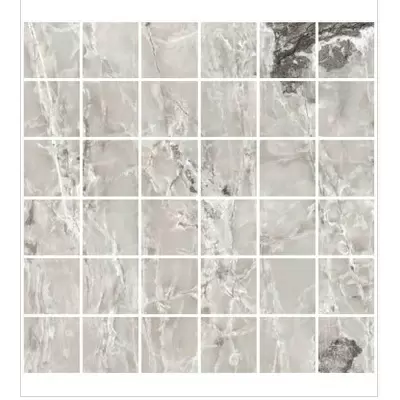 Casa Dolce Casa Onyx&amp;More 767645 Silver Blend Glo Mos 5x5 30x30