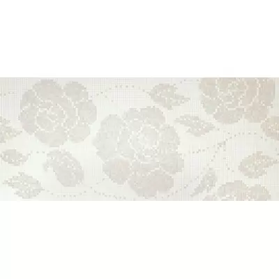 Bisazza Decori 20 06001361VL Winter Flowers Bianco 129.1x290.5