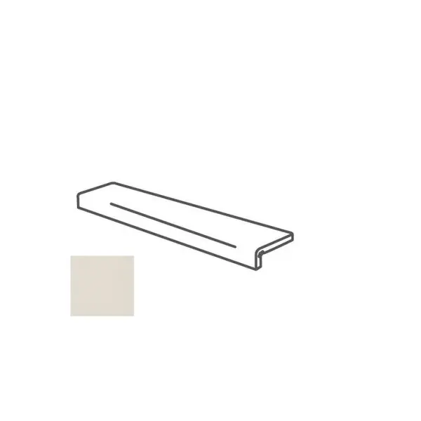 Impronta italgraniti Nuances NU0595I Elemento L Incollato Avorio 16,5x60
