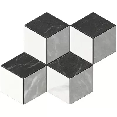 Casalgrande Padana Marmoker 2236221 Esagoni 3D (Su Rete) 25x21,5