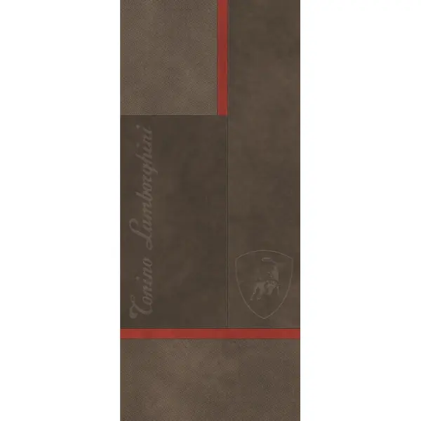 Tonino Lamborghini Korium 167582 Brown Red Square Logo 120x280 - керамическая плитка и керамогранит