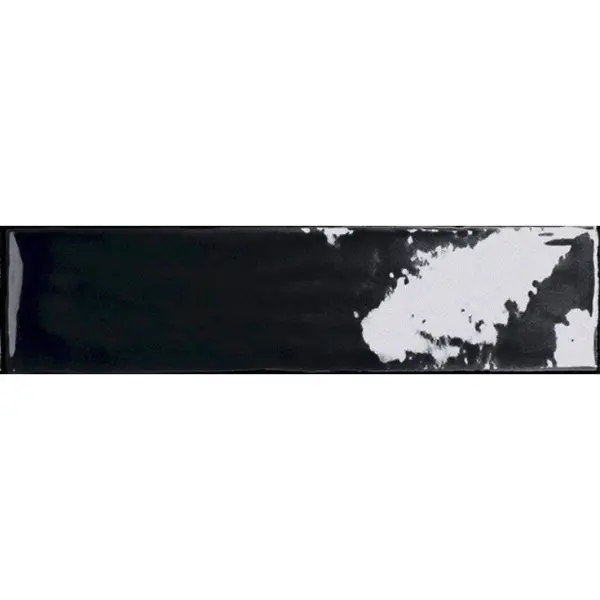 Living Ceramics Mayolica LV11810 Black 7,5x30 - керамическая плитка и керамогранит
