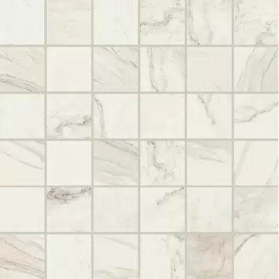 Casa Dolce Casa Stones and More 2.0 756682 Calacatta Smooth Mosaico 5x5 30x30