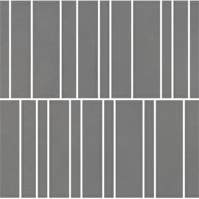 Impronta italgraniti Nuances NU03ML Antracite Mosaico Listelli Strideup 30x30