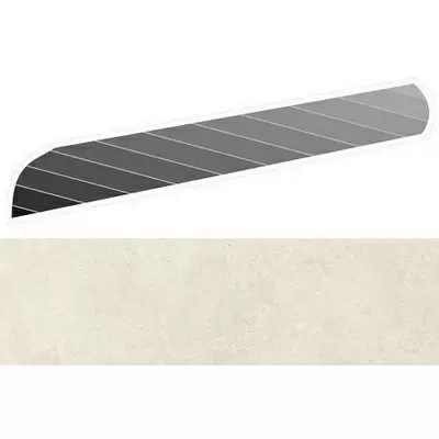 Rex Ceramiche Pietra Del Nord 736313 Bianco Angolo QR 21x1.2