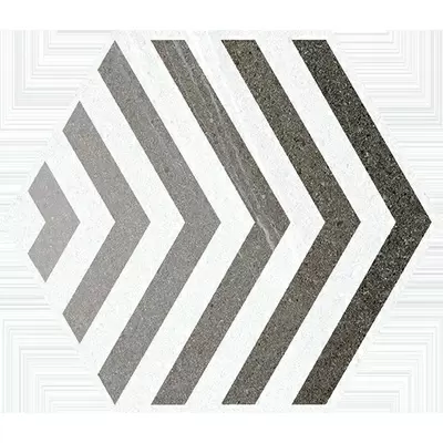 Vives Seine Hexagono Lacroix Gris 23x26,6