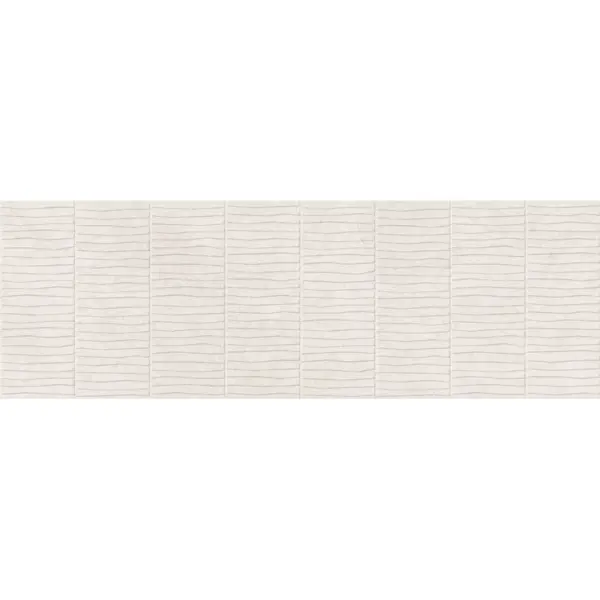 Tau ceramica Olatua 031.627.0108.15748 Rlv White Rect 33,3x100 - керамическая плитка и керамогранит