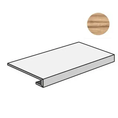 Ava Honey Wood 191075 Gradino Costa Retta Olmo Nat Ret 33x120