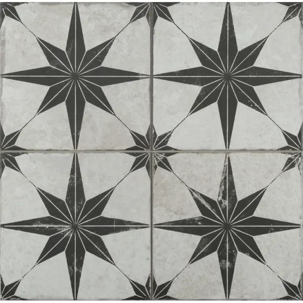 Etili Seramik Patchwork Scintilla Black Pre-Cut 45x45