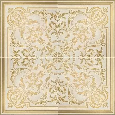Gardenia Orchidea Canova Rosone 4 Pz Bianco 17385 100x100