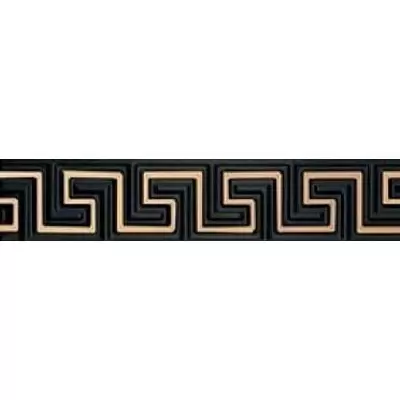 Versace Olympus 268011 Listello Greca Oro Nero 10x50