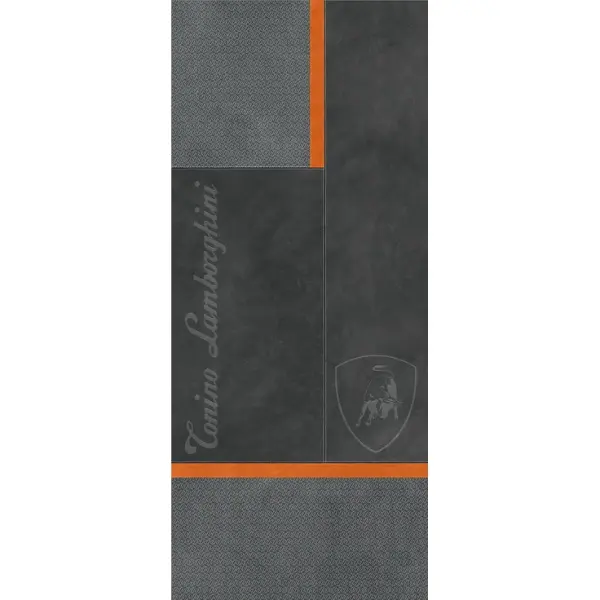 Tonino Lamborghini Korium 167554 Anthracite Orange Square Logo 120x280 - керамическая плитка и керамогранит