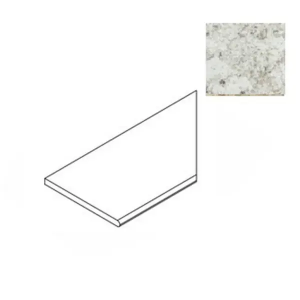 Atlas Concorde Russia Forte Dei Marmi Quark 620090001133 Brazilian White Round Angolare 30x60
