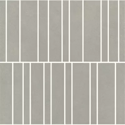 Impronta italgraniti Nuances NU02ML Grigio Mosaico Listelli Strideup 30x30