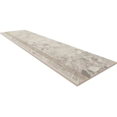 Ametis Oceanmist OM01 Light Grey Непол (с насечками) 30x120