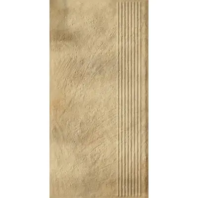 Grupa Paradyz Eremite Sand Stopnica Prosta Struktura Mat 30x60