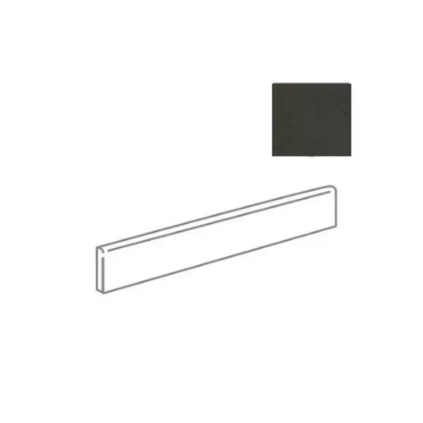 Cerim Ceramiche Easy Life 781373 Truffle Matte Silk Battiscopa 4,6x120